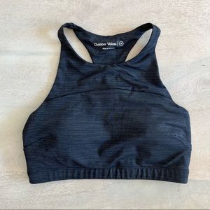 Outdoor Voices Move Free Crop Top Sports Bra - Night